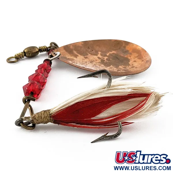 Pflueger Bear Valley, 14g, Laiton/Cuivre/Rouge, Cuiller Tournante #21307