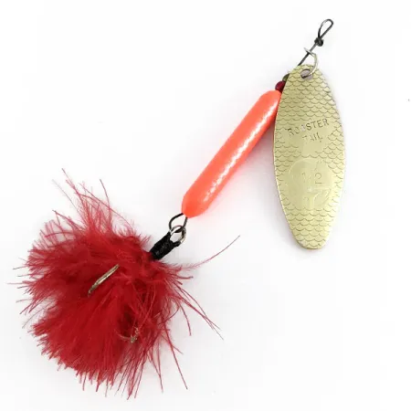 Yakima Bait Worden’s Original Rooster Tail, 14g Gold/Hot Pink, Cuiller Tournante #21427