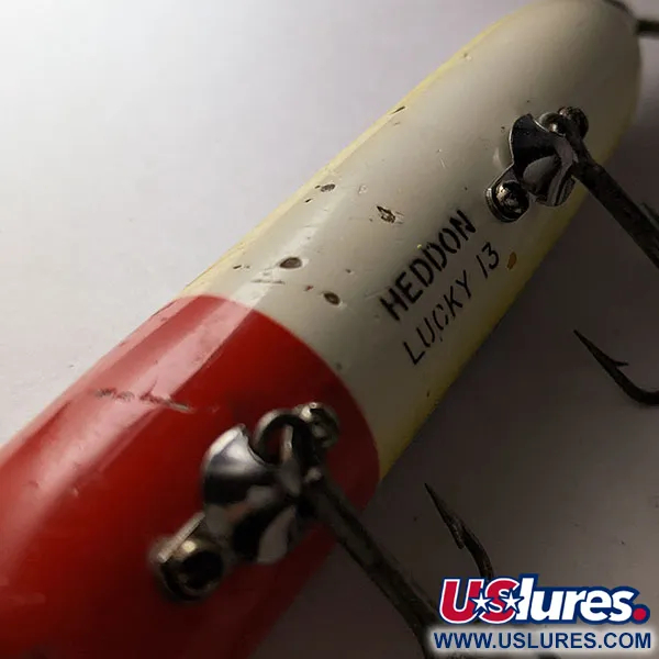 Heddon Lucky 13, Red Head, 21g, Leurre de Surface #21435