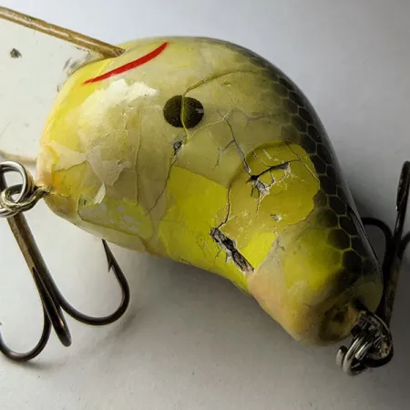 Bagley Balsa B, 11,5 g, Jaune et Olive, Crankbait #21460