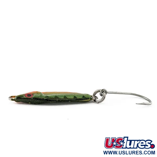 Luhr Jensen Crippled Herring, 14g Green/Orange, Cuillère à jigger #21464