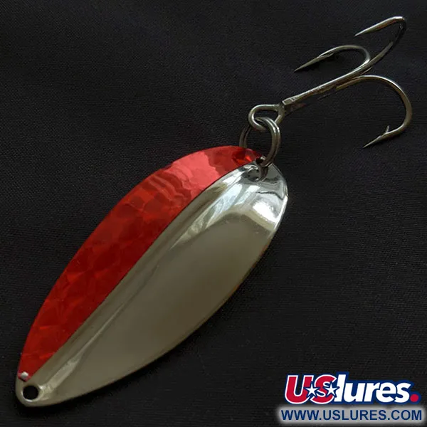 TODDCO Main Liner, nickel/rouge, 21 g, cuillère ondulante #21487