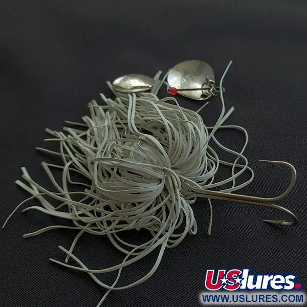 H&H Double Spinner, Nickel, 12g, Spinnerbait #21602