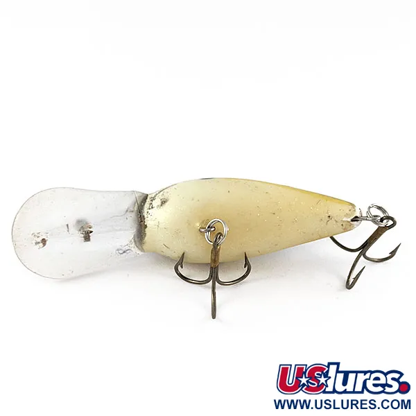 Norman Deep Middle N, 10g, Crème et Bleu, Crankbait #21619