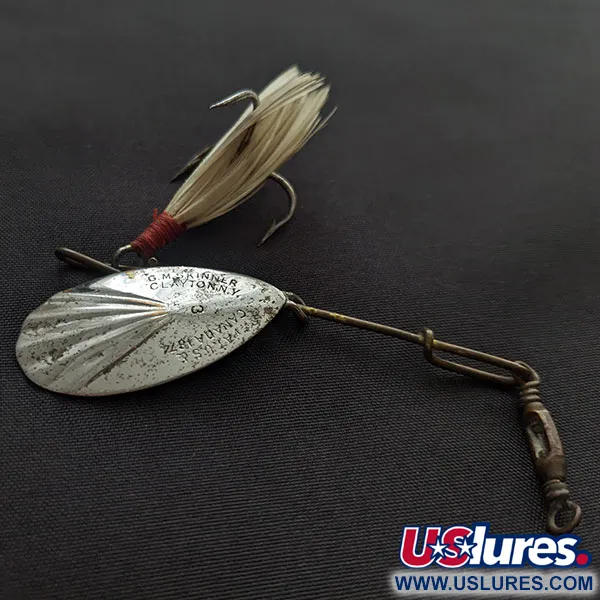 G.M. Skinner 3, 5g, Argent et Rouge, Cuiller tournante #21633