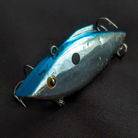 Bill Lewis Rat-L-Trap, 12g, Chrome et Bleu, Lipless Crankbait #21658