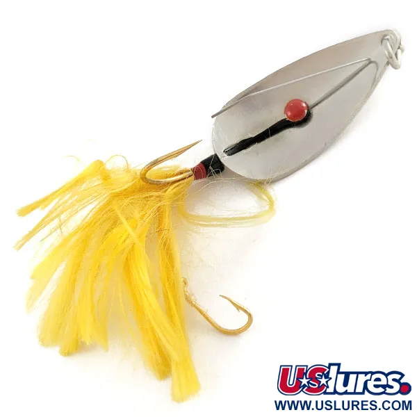 Hofmann's Lures KING, 11g, nickel/jaune, Cuillère anti-herbe #21666
