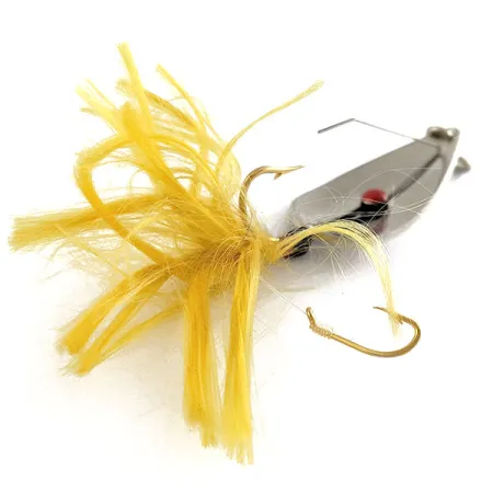 Hofmann's Lures KING, 11g, nickel/jaune, Cuillère anti-herbe #21666