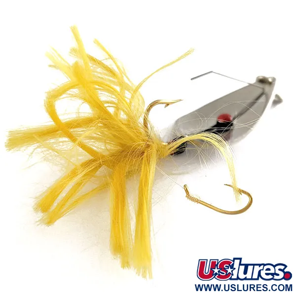 Hofmann's Lures KING, 11g, nickel/jaune, Cuillère anti-herbe #21666