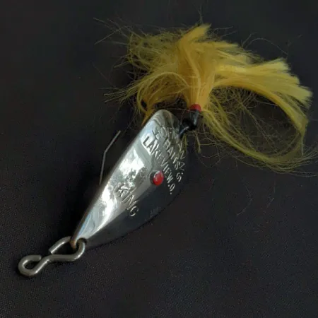 Hofmann's Lures KING, 11g, nickel/jaune, Cuillère anti-herbe #21666