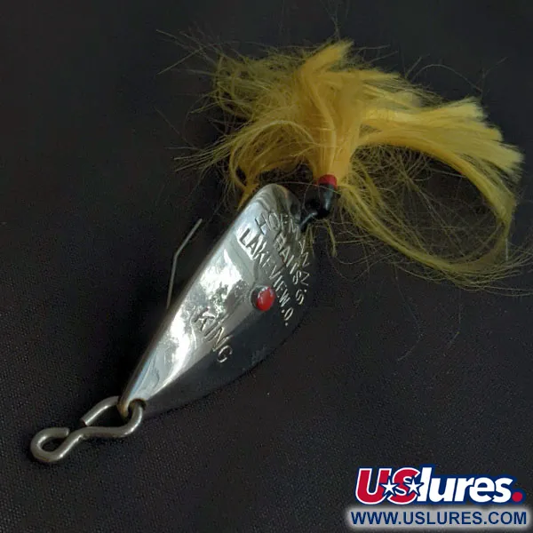 Hofmann's Lures KING, 11g, nickel/jaune, Cuillère anti-herbe #21666