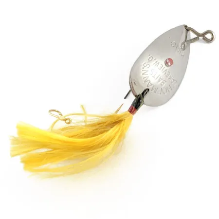 Hofmann's Lures KING, 11g, nickel/jaune, Cuillère anti-herbe #21666