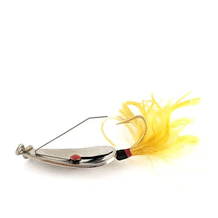 Hofmann's Lures KING, 11g, nickel/jaune, Cuillère anti-herbe #21666