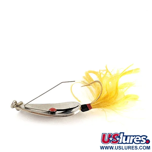 Hofmann's Lures KING, 11g, nickel/jaune, Cuillère anti-herbe #21666