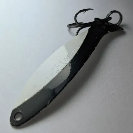 Worth Fly Rod Demon, 2,5g, noir/blanc/nickel, cuillère ondulante #21708