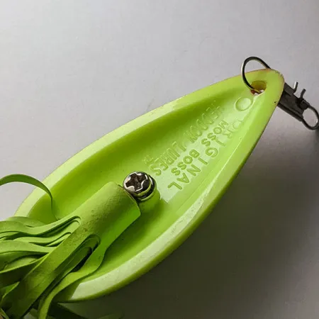 Heddon Original Moss Boss, Chartreuse, 9g, Cuillère anti-herbe #21790