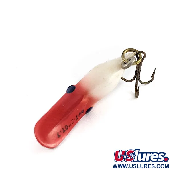 Luhr Jensen Hot Shot 7, Blanc/Tête Rouge, 1,5g, Poisson Nageur #21795