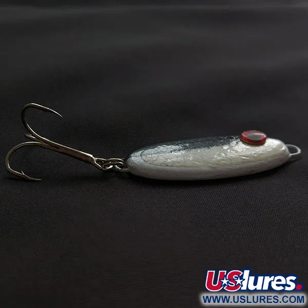 Bomber Slab Spoon, 42g, Noir et Blanc, Cuillère à jigger #21798