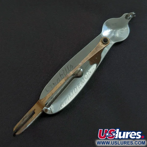 Frabill's Slim Demon Weedless, Nickel, 14 g, Cuillère Anti-herbe #21837