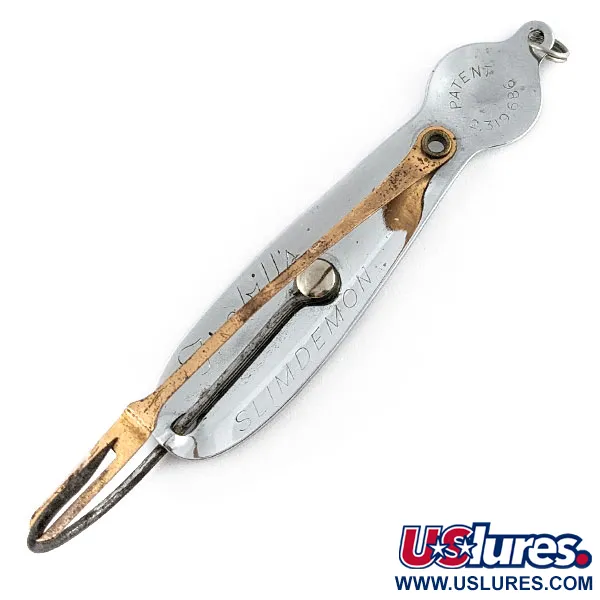 Frabill's Slim Demon Weedless, Nickel, 14 g, Cuillère Anti-herbe #21837