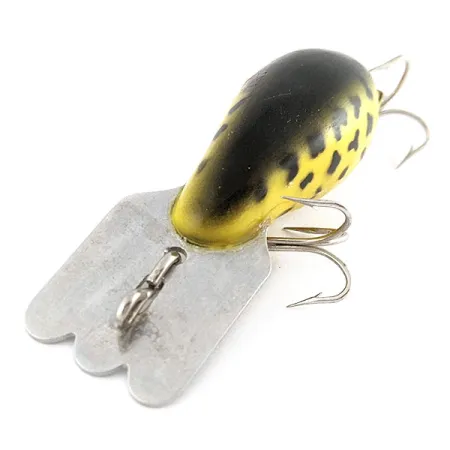 Fred Arbogast Mud Bug, 10g, Jaune à points noirs, Crankbait plongeur #21877