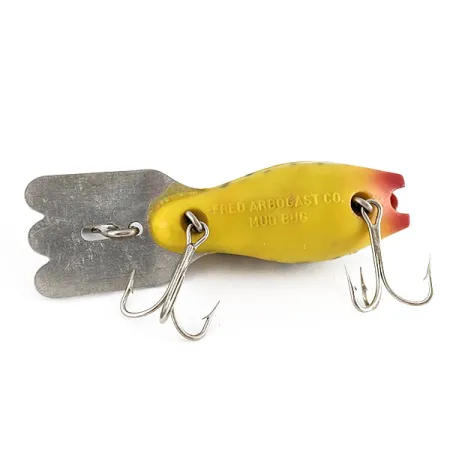 Fred Arbogast Mud Bug, 10g, Jaune à points noirs, Crankbait plongeur #21877