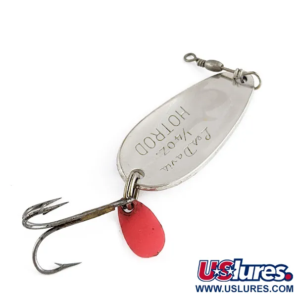 Les Davis Hotrod, 7g nickel/rouge, cuillère ondulante #21929
