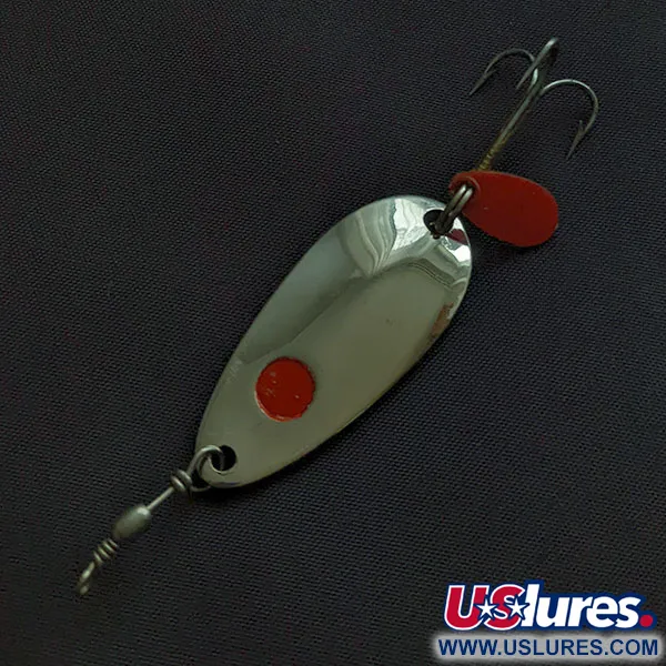 Les Davis Hotrod, 7g nickel/rouge, cuillère ondulante #21929