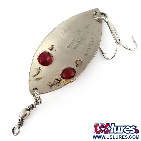 Lane's Spark-L-Eye, 23g, nickel/yeux rouges, Cuillère #21950