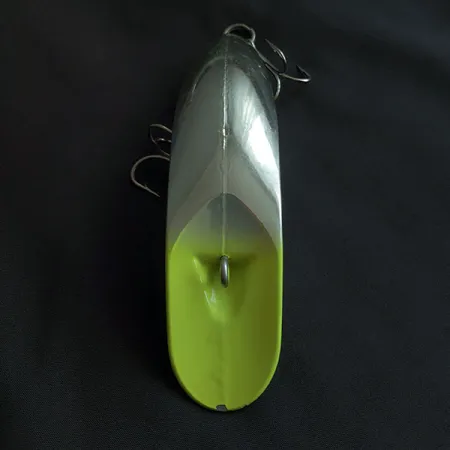 Luhr Jensen Rattling Kwikfish, 48g, Argent et Jaune Fluorescent, Poisson Nageur #21953