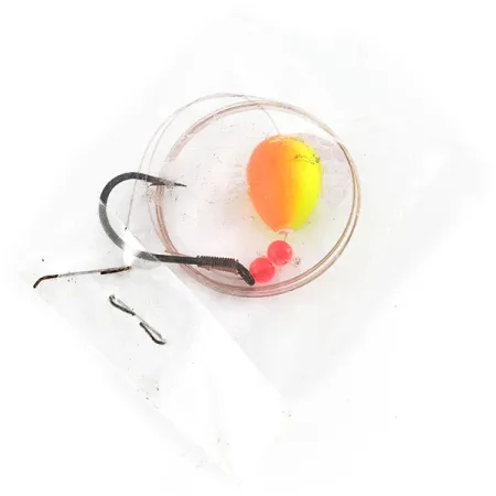 Walleye Rig, 1,5g, Chartreuse et Orange, Montage #21958