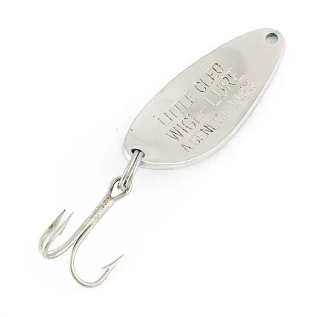 Seneca Little Cleo, 7g, Nickel/Vert, Cuillère ondulante #21959