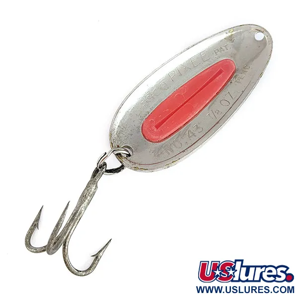 Nebco Pixee, Nickel/Rose, 24g, Cuillère Ondulante #22022