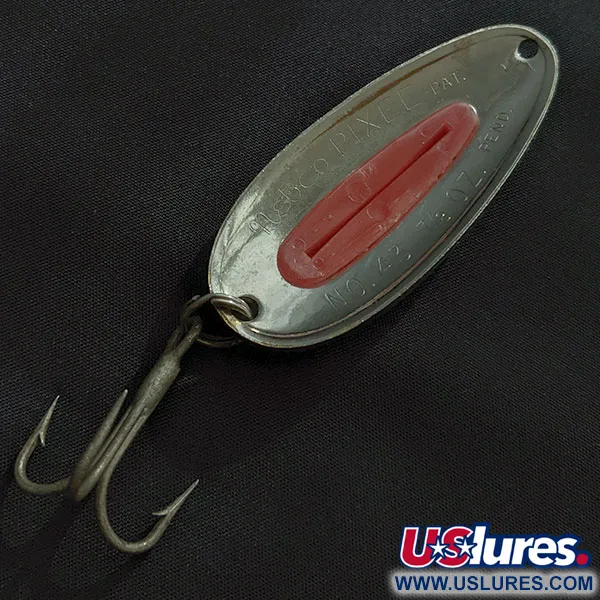 Nebco Pixee, Nickel/Rose, 24g, Cuillère Ondulante #22022