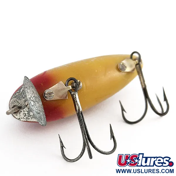 Wright & McGill Bug a Boo, 12g, Rouge et Jaune, Leurre Vintage #22033
