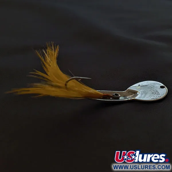 Glen Evans Loco 2 Weedless, Nickel, 7g, Cuillère ondulante #22052