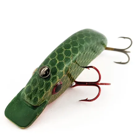 Vintage Handcrafted, Vert, 17g, Crankbait en bois #22090
