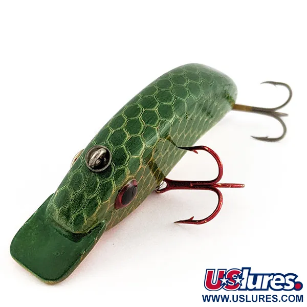 Vintage Handcrafted, Vert, 17g, Crankbait en bois #22090