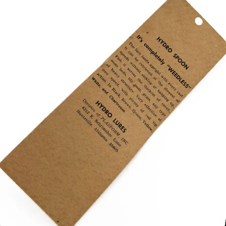 Hydro Lures Hydro Spoon, 11g, Noir/Vert, Cuillère de Surface #22092