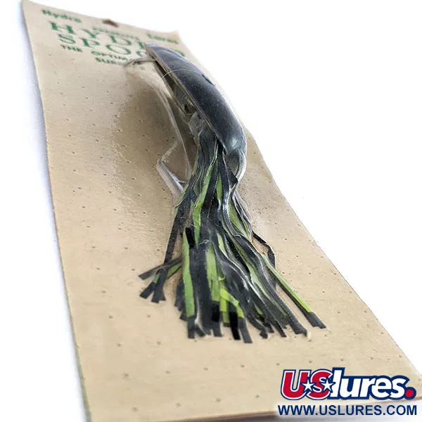 Hydro Lures Hydro Spoon, 11g, Noir/Vert, Cuillère de Surface #22092
