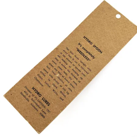 Hydro Lures Hydro Spoon, 14g Vert, Cuillère de Surface #22093