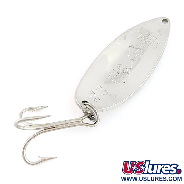 Seneca Little Cleo (Hula Girl), nickel/orange, 21g, cuillère ondulante #22112