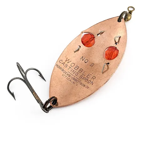 Horrocks-Ibbotson Wobbler №2, Cuivre / Yeux Rouges, 23g, Cuillère Ondulante #22124