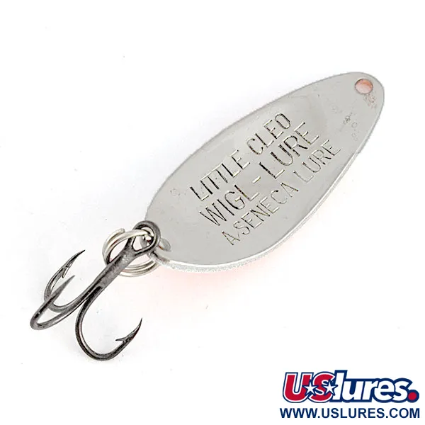 Seneca Little Cleo, 7g Orange et Blanc, Cuillère Ondulante #22172