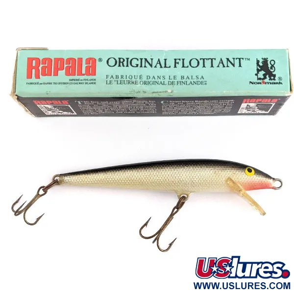 Rapala Original Floater F9, 4g, Argent, Poisson Nageur #22177