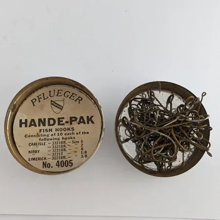 Pflueger Hande-Pak, №4005, 50 hameçons, Hameçons de pêche #22192