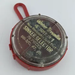 Water Gremlin Sinker Selector, Plombs fendus amovibles BB 3/0 #7 #5