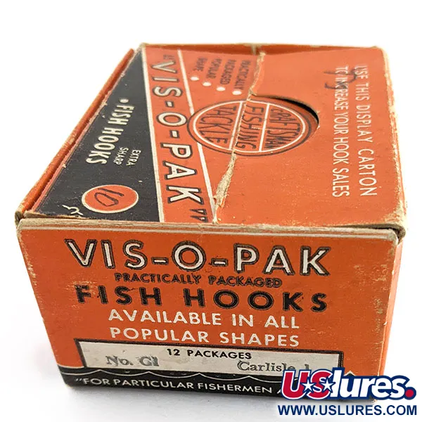 Glen L Evans Vis-O-Pack, Taille 10, Hameçons #22202