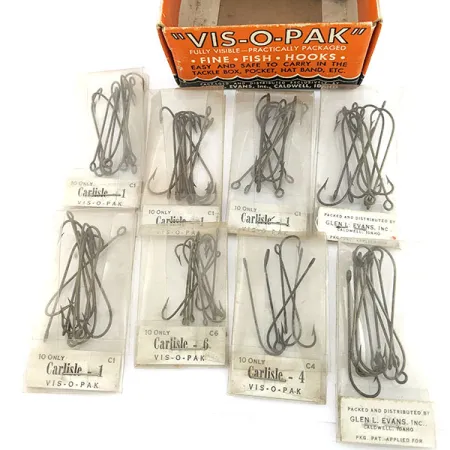 Glen L Evans Vis-O-Pack, Taille 10, Hameçons #22202