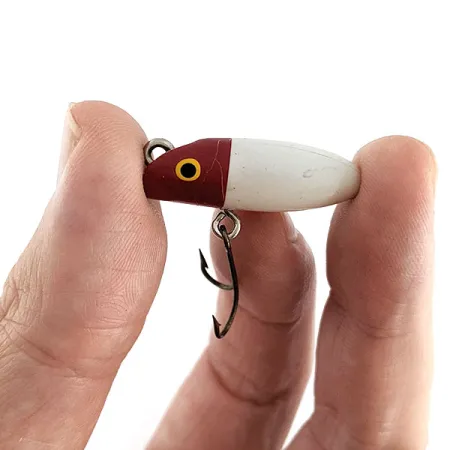 South Bend Fly-Oreno, Rouge/Blanc, 1.4g, Leurre de surface #22210